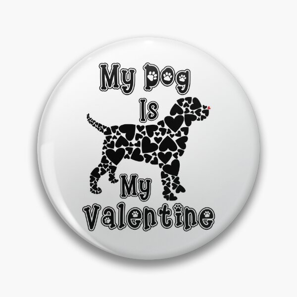 Item preview, My Dog Is My Valentine - Heart Dog designed and sold by Wheeler-Styl3.