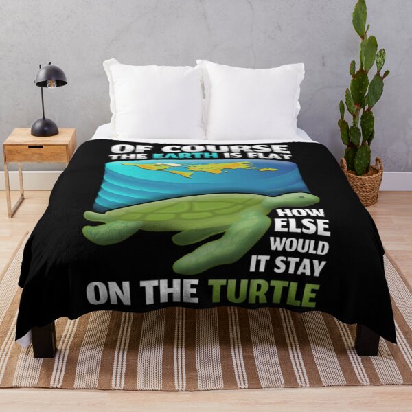 Item preview, Flat Earth T-ShirtFlat Earth Society Design Turtle Elephants  designed and sold by RunaTuner.