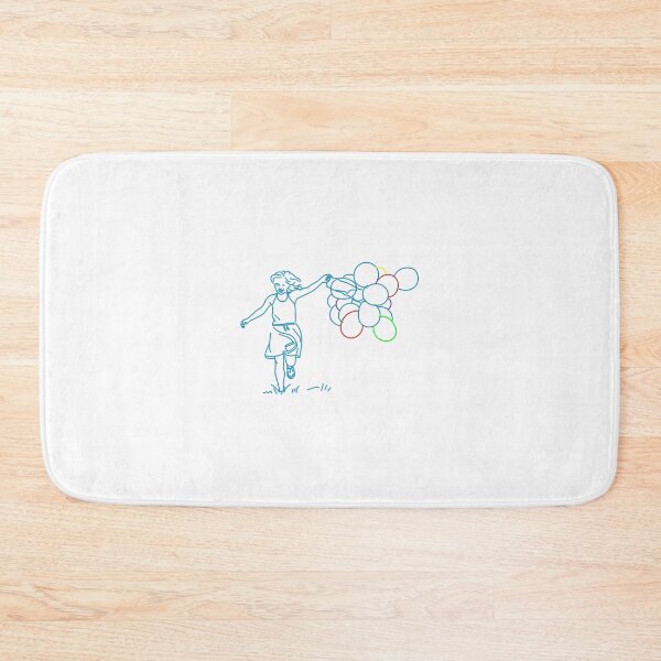 Item preview, Banksy Girl with Balloon Sticker designed and sold by Fashion-n-trend.