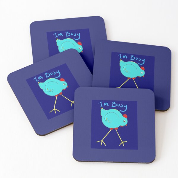 Item preview, I'm Busy Little Chicken Quirky Fun original Illusration designed and sold by Freedomworx.