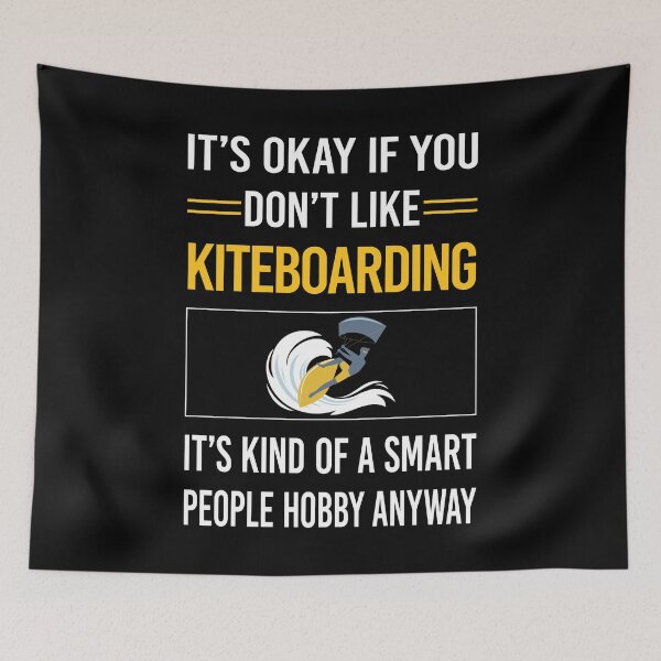 Item preview, Funny Smart People Kiteboarding Kiteboard Kiteboarder designed and sold by jiggleterrified.