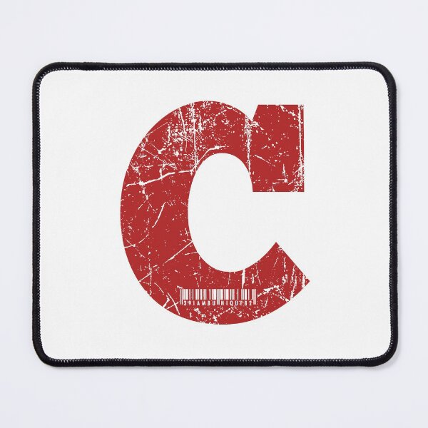 Item preview, Red Grunge Monogram Letter "C" I Am Unique designed and sold by SunnyStreet.