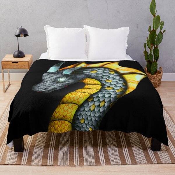 Item preview, Mystical Creature- Noir black metallic blue Dragon designed and sold by MAEffects.