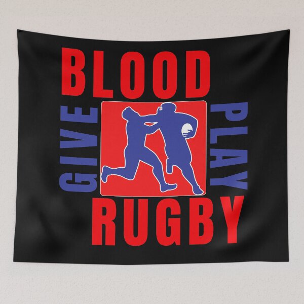 Item preview, Donar Sangre Jugar Rugby-Funny Rugby-Rugby designed and sold by SighFly52.