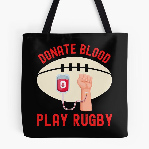 Artikelvorschau, Blut spenden Rugby spielen-Lustiges Rugby-Rugby entworfen und verkauft von SighFly52.