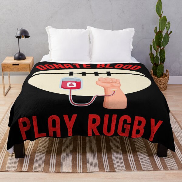 Item preview, Donate Blood Play Rugby-Funny Rugby-Rugby designed and sold by SighFly52.