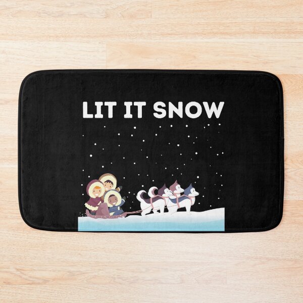 Item preview, dog walk in the snow, let it snow designed and sold by marwan elsaeed.