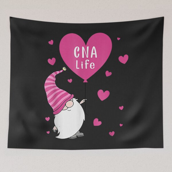 Item preview, CNA Life Valentine Gnome Nurse Valentines Day designed and sold by Siosaia88.