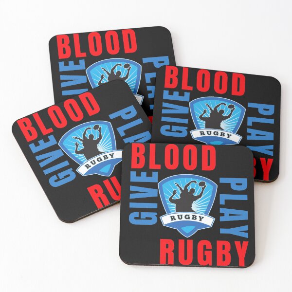 Item preview, Give Blood Play Rugby-Funny Rugby-Rugby designed and sold by SighFly52.