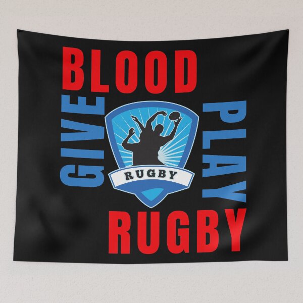 Item preview, Donar Sangre Jugar Rugby-Funny Rugby-Rugby designed and sold by SighFly52.