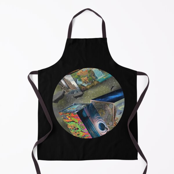 Item preview, Hyperborean artistic psychedelic representation of lucid dreaming - The chaos of mind - black edition designed and sold by Mad-Boy.
