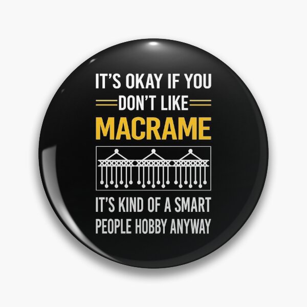 Item preview, Funny Smart People Macrame designed and sold by jiggleterrified.