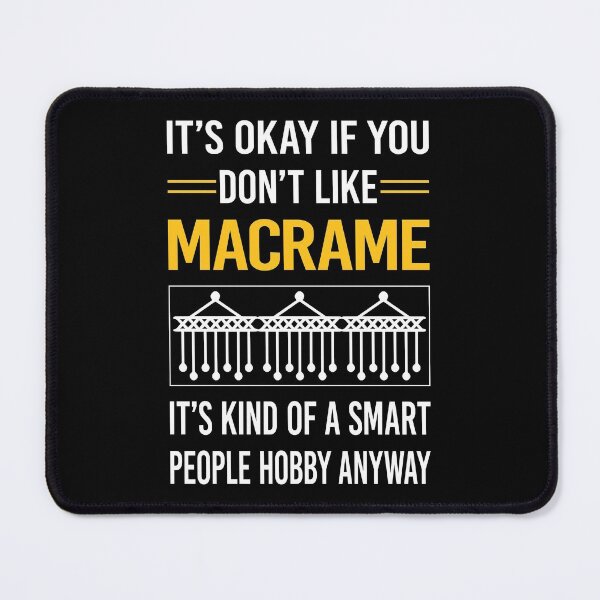 Item preview, Funny Smart People Macrame designed and sold by jiggleterrified.