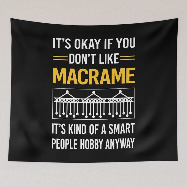 Item preview, Funny Smart People Macrame designed and sold by jiggleterrified.