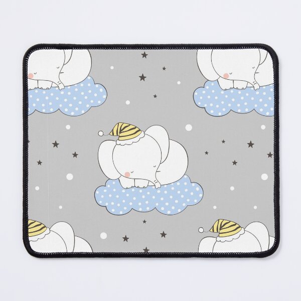Item preview, Elephant Sleeping on a Cloud Pattern designed and sold by Trinket-Trickster.