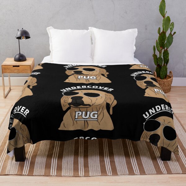 Item preview, Artistic undercover pug design designed and sold by SamRVstore.