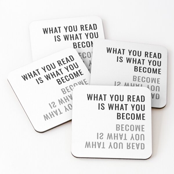 Item preview, What you read is what you become designed and sold by The Bookworm Store.