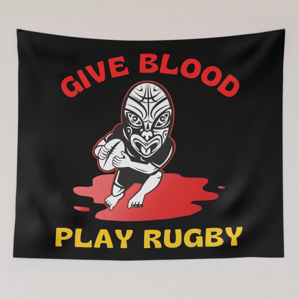 Item preview, Donar Sangre Jugar Rugby-Funny Rugby-Rugby designed and sold by SighFly52.