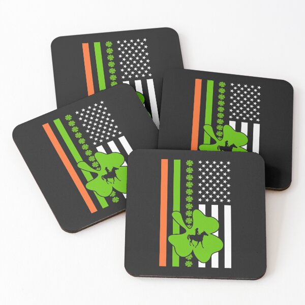 Item preview, St. Patrick's Day horse rider gfit idea designed and sold by BRtisticDesigns.