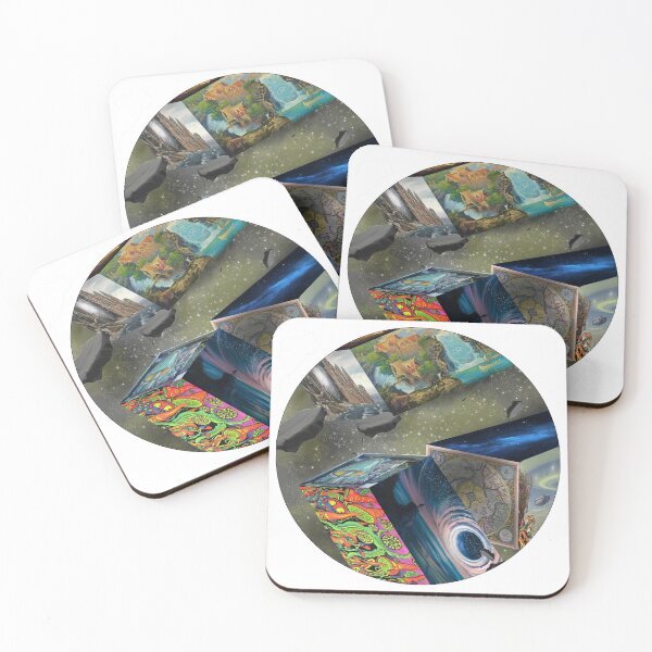 Item preview, Copy of Hyperborean artistic psychedelic representation of lucid dreaming - The chaos of mind - white edition designed and sold by Mad-Boy.