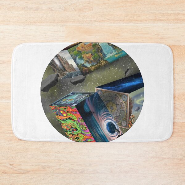 Item preview, Copy of Hyperborean artistic psychedelic representation of lucid dreaming - The chaos of mind - white edition designed and sold by Mad-Boy.