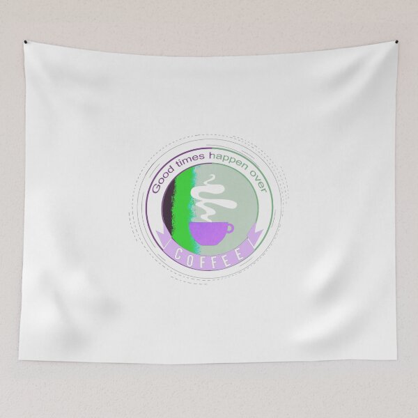 Item preview, Good times happen over coffee 3 designed and sold by Zaveroa.