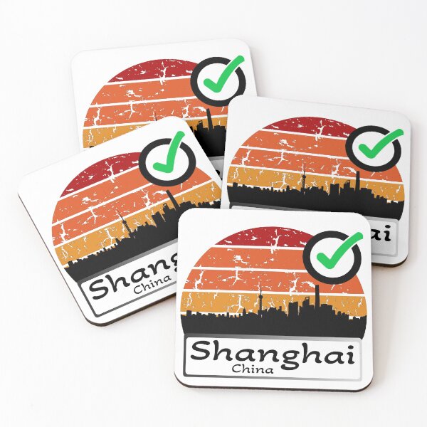 Item preview, Asia China shanghai Skyline vintage2 designed and sold by WhereIsTravis.