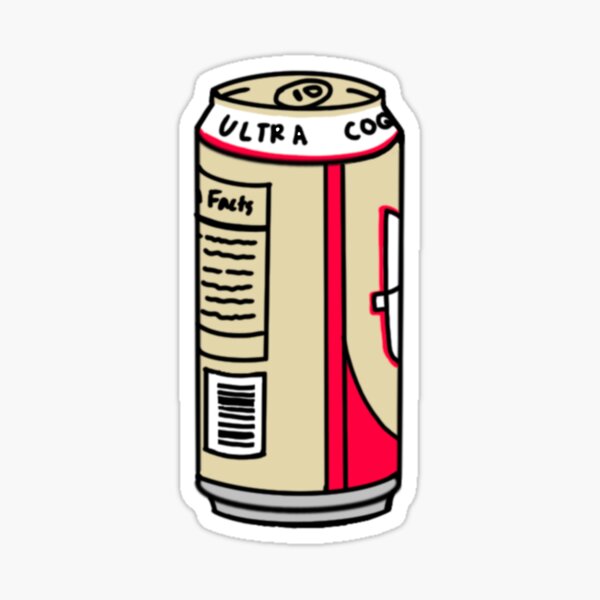 7 Aufkleber Drink Energy Rot Aufkleber Verschiedene Größen 