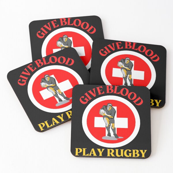 Item preview, Give Blood Play Rugby-Funny Rugby designed and sold by SighFly52.