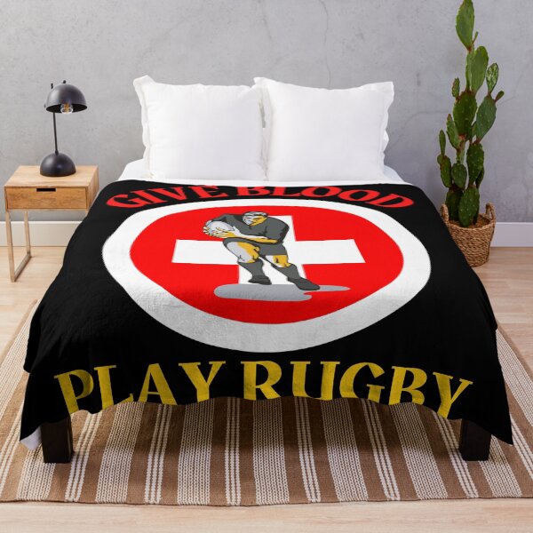 Item preview, Give Blood Play Rugby-Funny Rugby designed and sold by SighFly52.