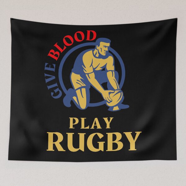Item preview, Donar Sangre Jugar Rugby-Funny Rugby-Rugby designed and sold by SighFly52.