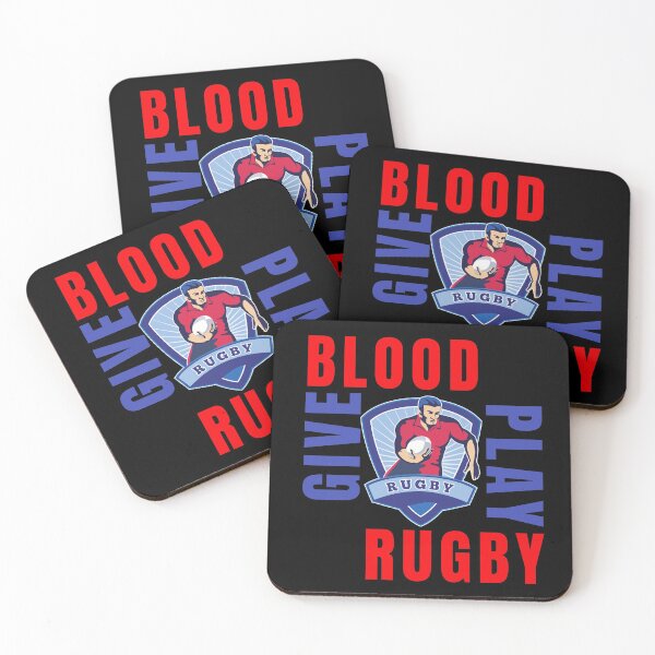 Item preview, Give Blood Play Rugby-Funny Rugby-Rugby designed and sold by SighFly52.