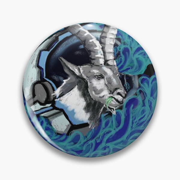 Item preview, astronaut goat designed and sold by artblakst.