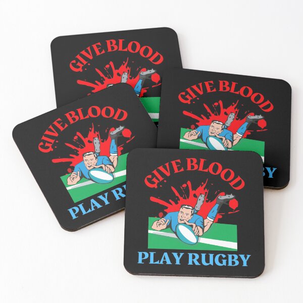 Item preview, Give Blood Play Rugby-Funny Rugby-Rugby- designed and sold by SighFly52.