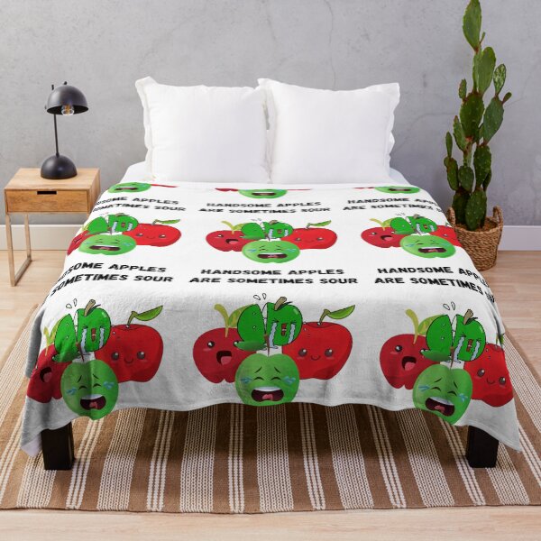 Item preview, Red and green handsome apples. designed and sold by Hinny8.