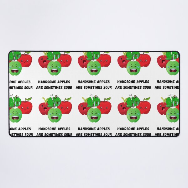 Item preview, Red and green handsome apples. designed and sold by Hinny8.