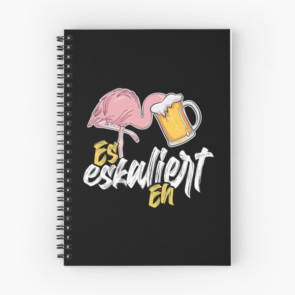 Item preview, Trinken T-ShirtEs Eskaliert Eh Flamingo Bier Alkohol Trinken Party Vogel designed and sold by RunaTuner.