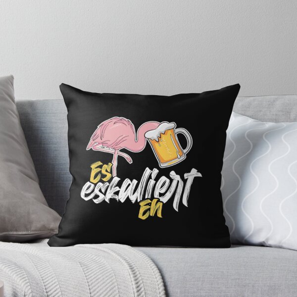 Item preview, Trinken T-ShirtEs Eskaliert Eh Flamingo Bier Alkohol Trinken Party Vogel designed and sold by RunaTuner.