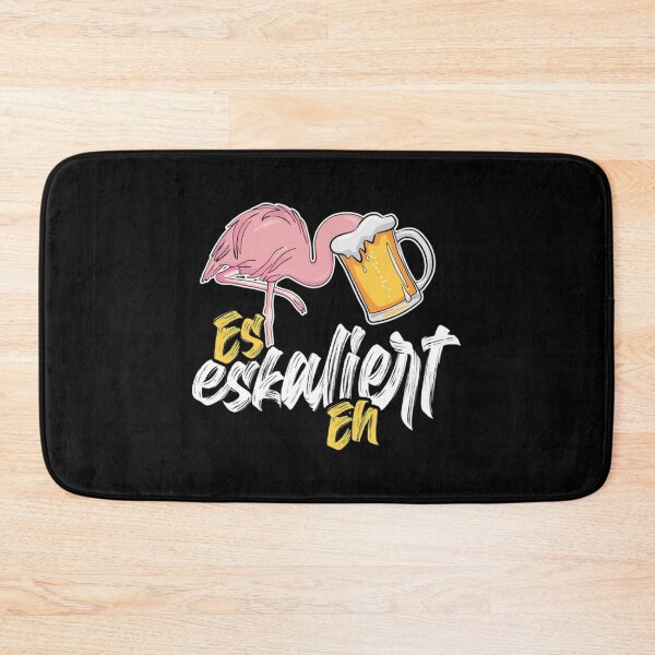 Item preview, Trinken T-ShirtEs Eskaliert Eh Flamingo Bier Alkohol Trinken Party Vogel designed and sold by RunaTuner.