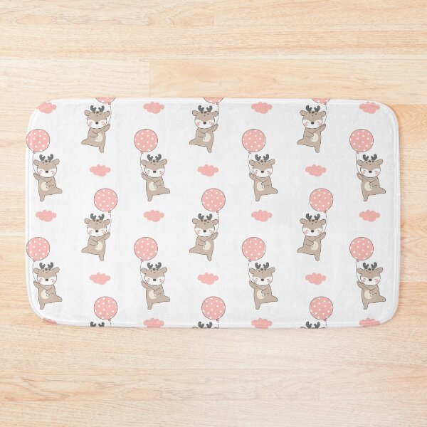 Item preview, Dancing Reindeer with Polka Dot Balloon Pattern designed and sold by Trinket-Trickster.