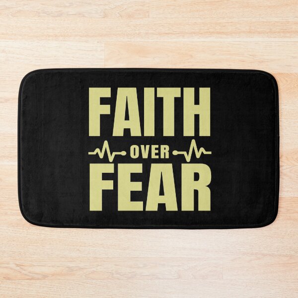 Item preview, Faith Over Fear - Motivational Slogan Words designed and sold by Delandor.