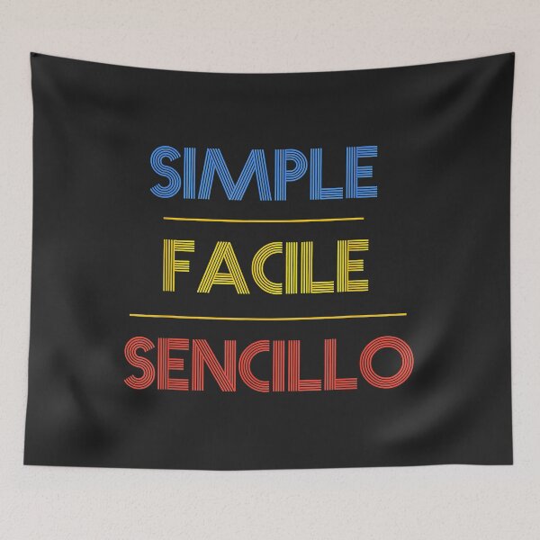 Item preview, Simple Translate To French and Spanish designed and sold by Siosaia88.