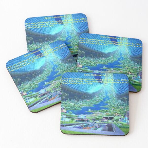 Item preview, Space Settlements Art designed and sold by Alicefish.