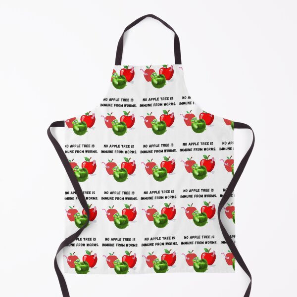 Item preview, Funny Red and Blue Apples with funny worms designed and sold by Hinny8.