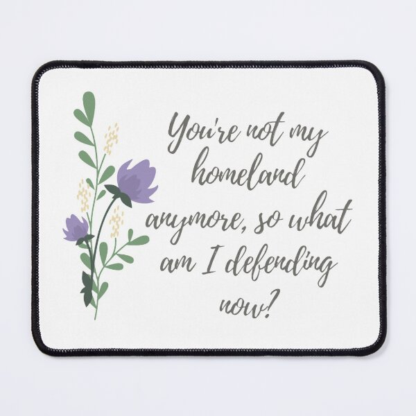 Item preview, "You're not my homeland anymore" Taylor Swift Exile Lyrics Floral designed and sold by Simi2020.
