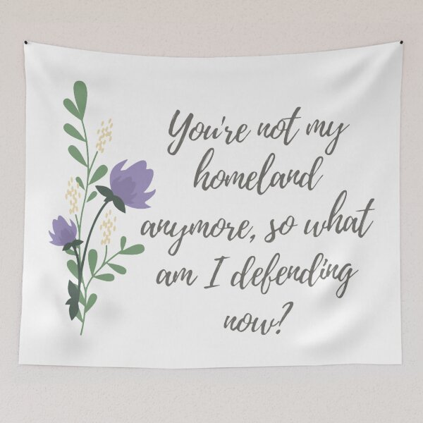 Item preview, "You're not my homeland anymore" Taylor Swift Exile Lyrics Floral designed and sold by Simi2020.
