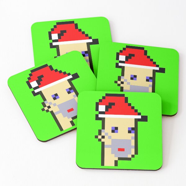 Item preview, Cryptopunk Santa in Mask Christmas designed and sold by olegarh.