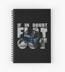 Flat Out Spiral Notebook