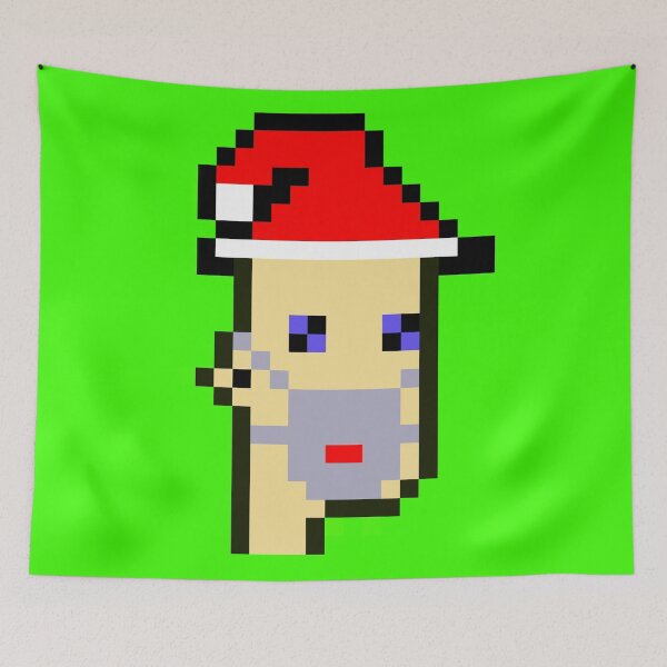 Item preview, Cryptopunk Santa in Mask Christmas designed and sold by olegarh.