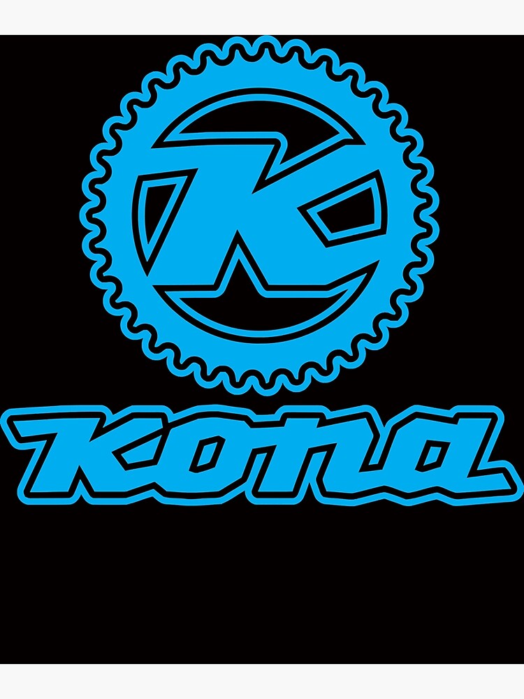 "KONA BIKES MTB RACING BICYCLES LOGO Classic" Poster for Sale by